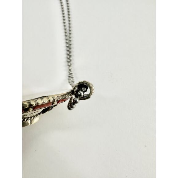 Tibetan Silver Pendant‎ Necklace Handmade Boho - Picture 3 of 6